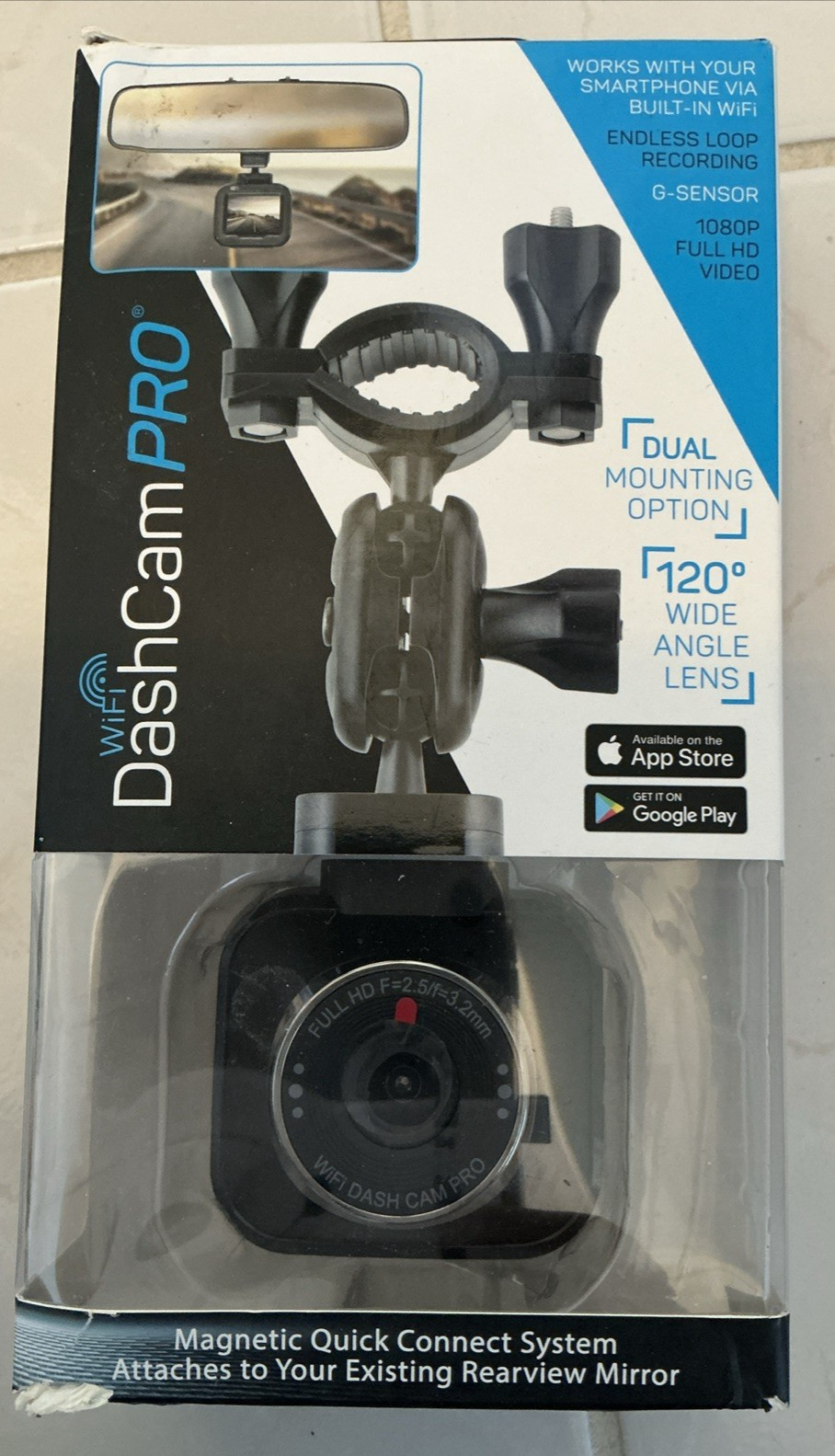 Dash Cam PRO Portable HD Video & Audio Recorder, brand new