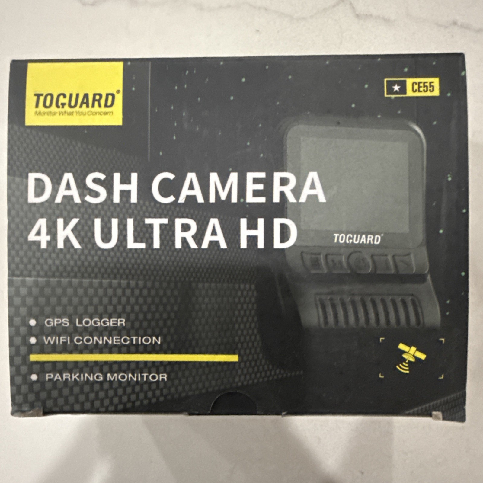 Toguard CE55 4K dash cam with GPS UltraHD NEW