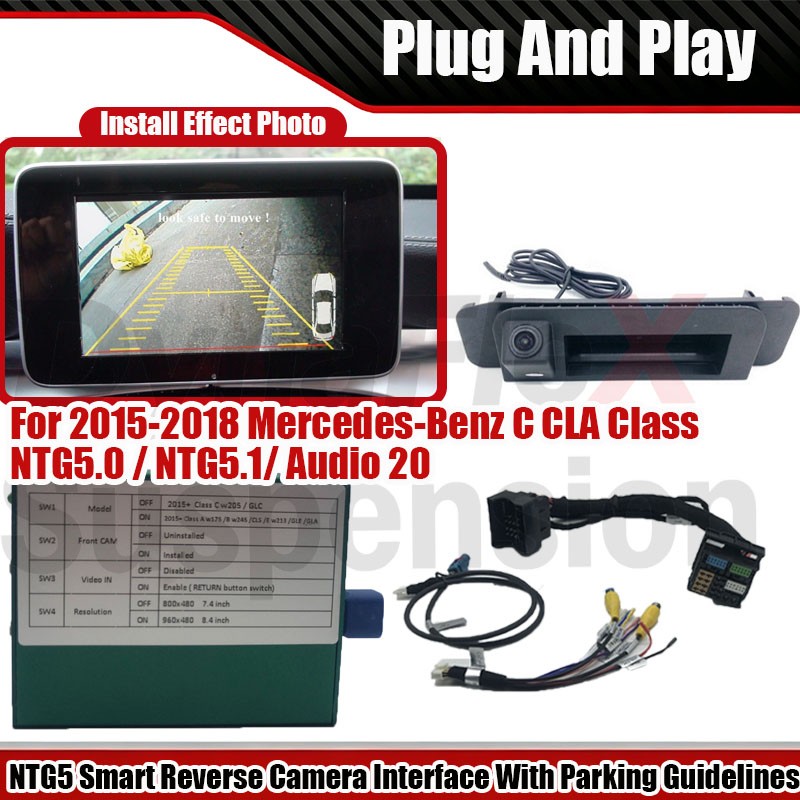 For Mercedes C300 Comand Online Audio 20 NTG5.1 Rear View Camera Interface Kit