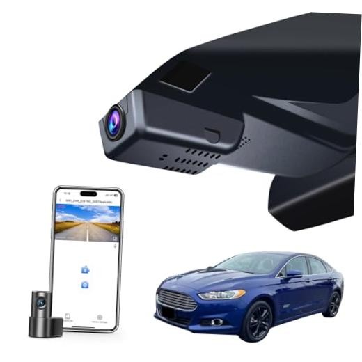 Front 4K & Rear 1080p Dash Cam for Ford Ford-Fusion-Front 4k & Rear 1080p