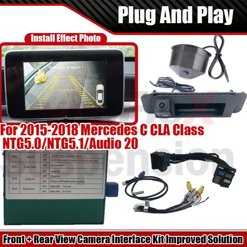 For 2018 Mercedes C 200 Front Rear View Camera Interface Kit Improved Solution