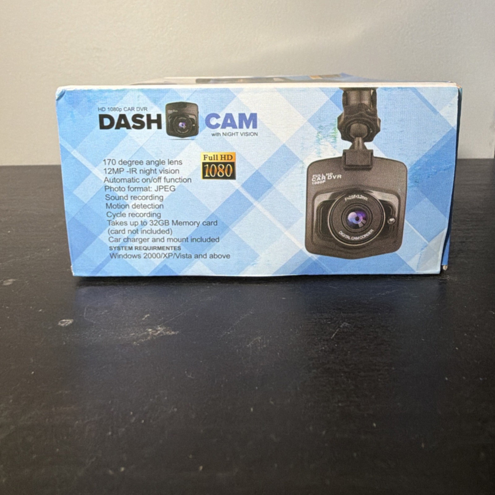 Dash Camera Full HD 1080P Car DVR 12MP-IR Night Vision