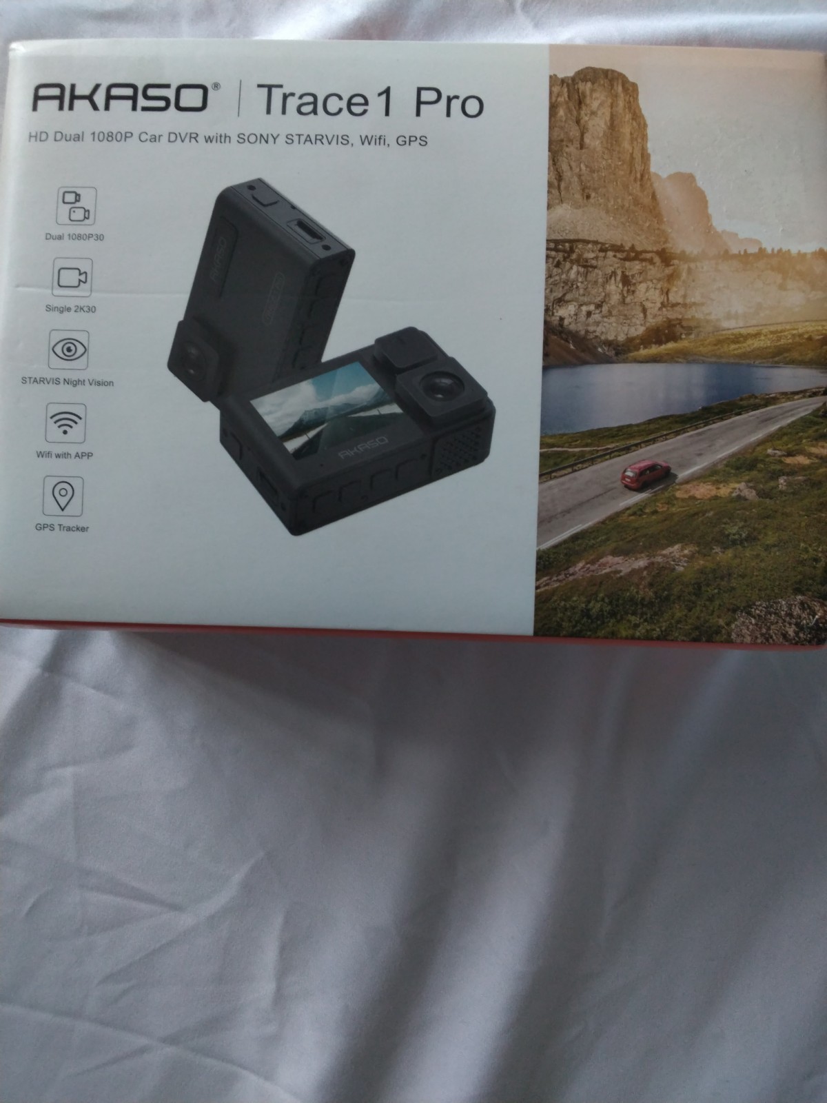 AKOSO Trace 1 Pro CAR DVR HD DUAL 1080P Whith SONY STARVIS , WIFI, GPS