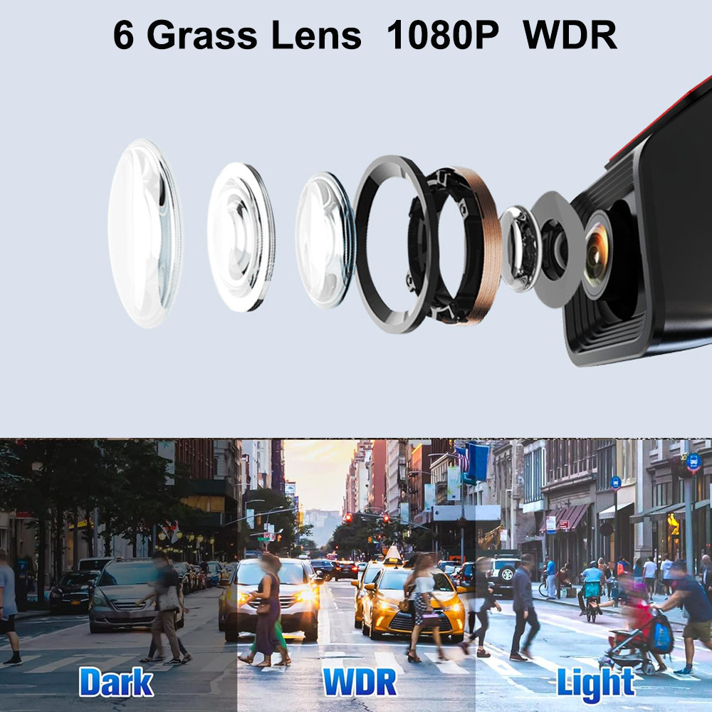 1080P Wifi USB Dash Camera Wide angle DVR 64GB for Android Car Stereo Headunit