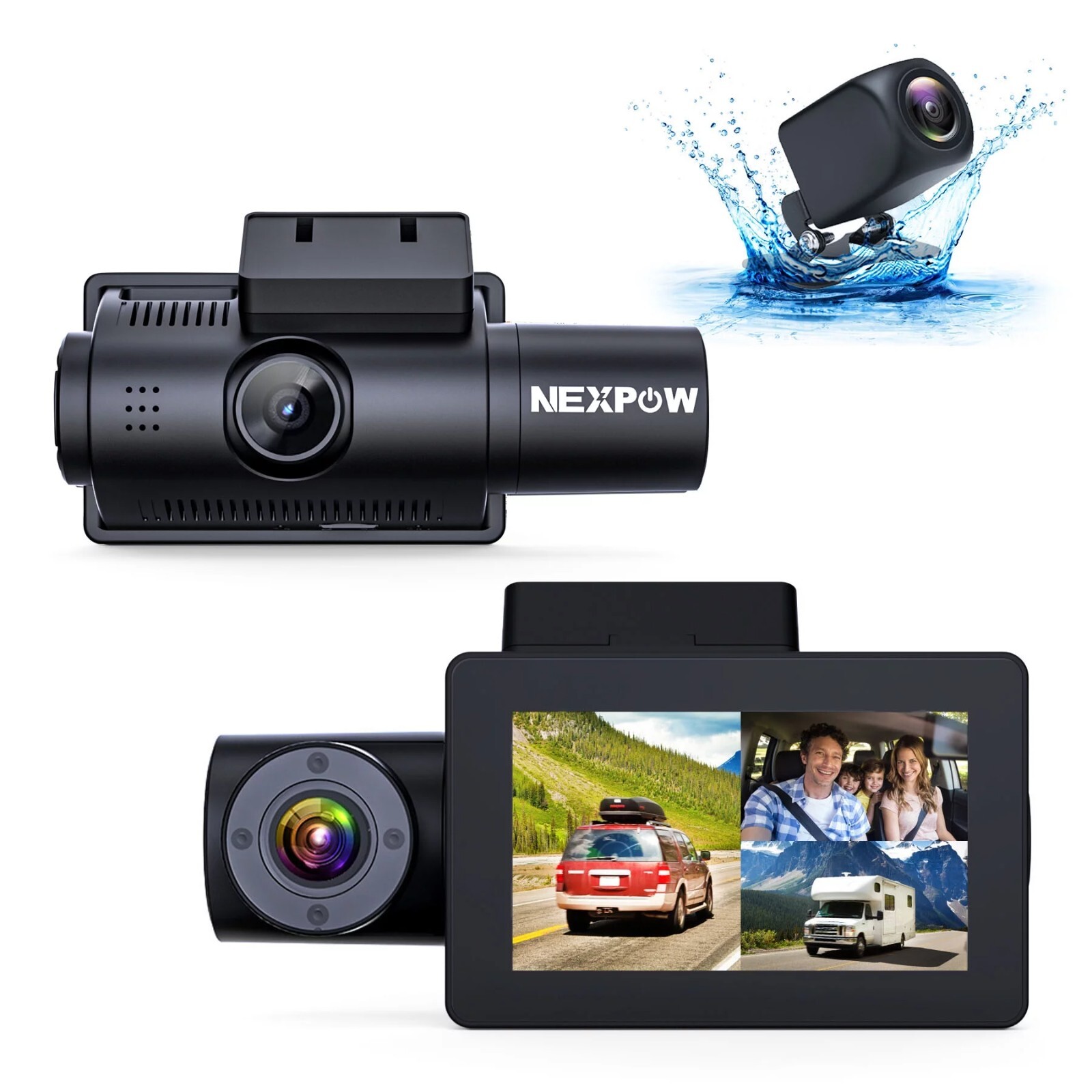dash cameras for cars 4k front and rear fast shipping good quality