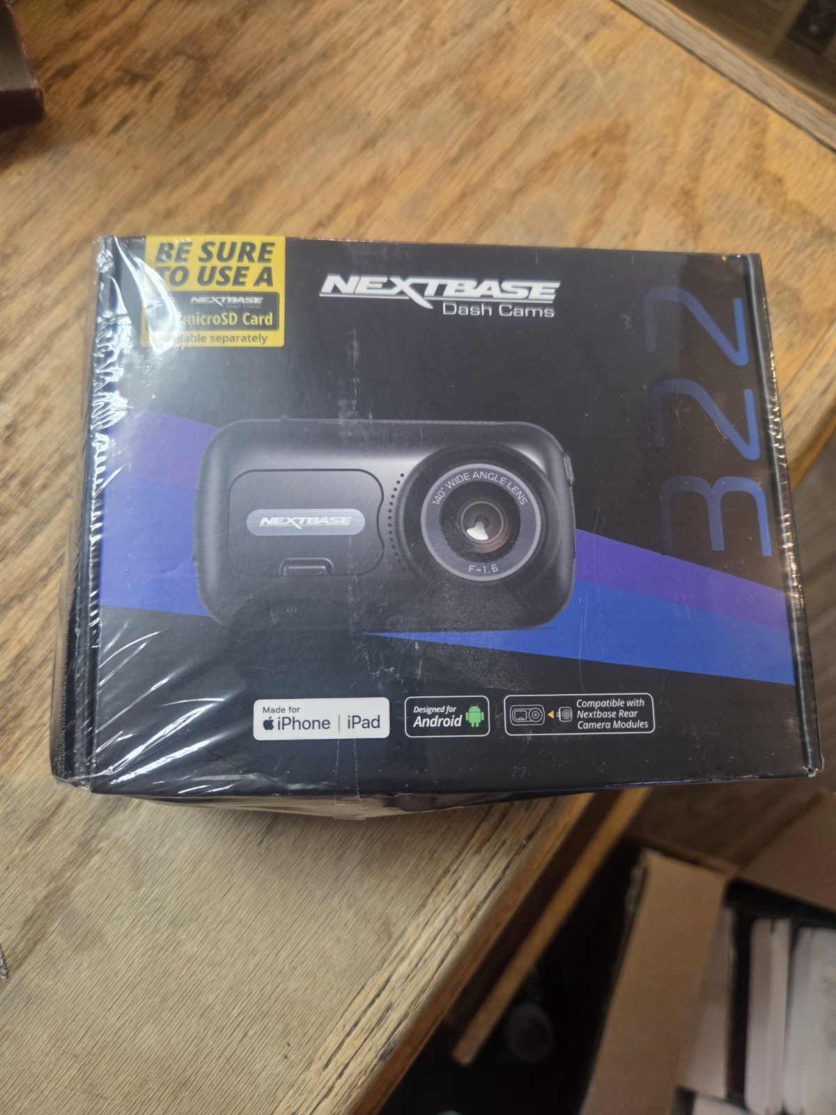 New Nextbase N8DVR 322GW 1080p Full HD Dash Cam Camera Sealed
