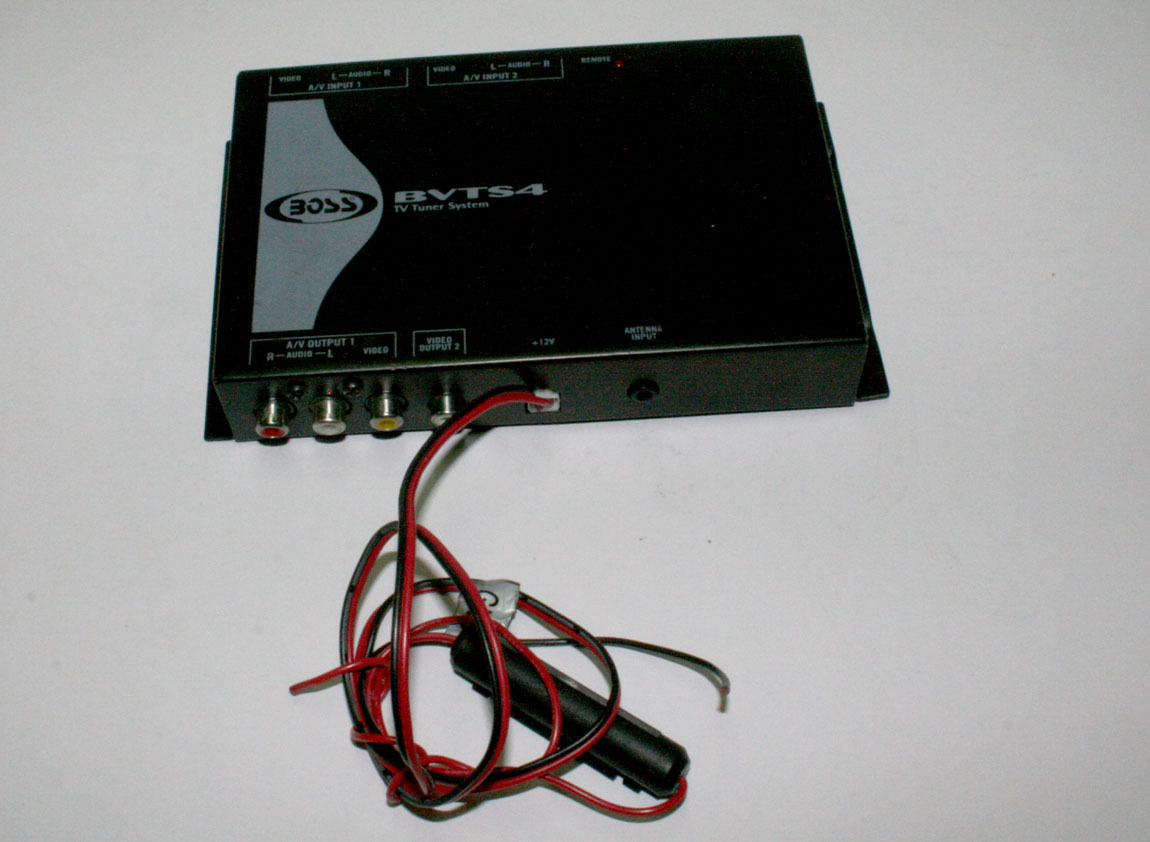 Used Boss Universal Add-on Audio TV Tuner System BVTS4 Fully Functional Tested