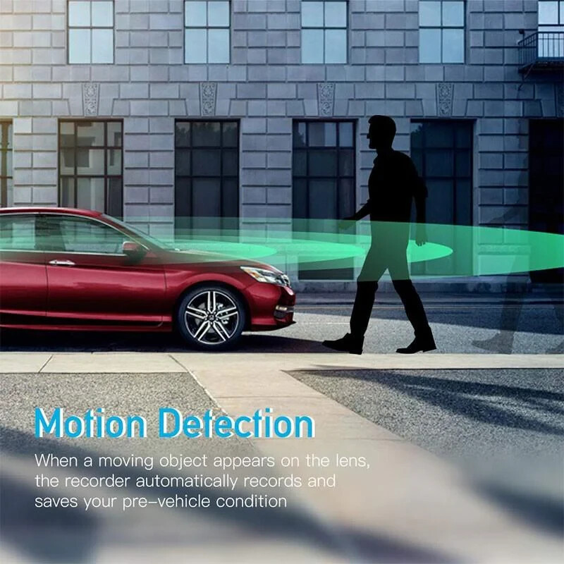 AUSHA Full HD Dual Car Dashboard Camera Front &Rear High-Resolution Driving