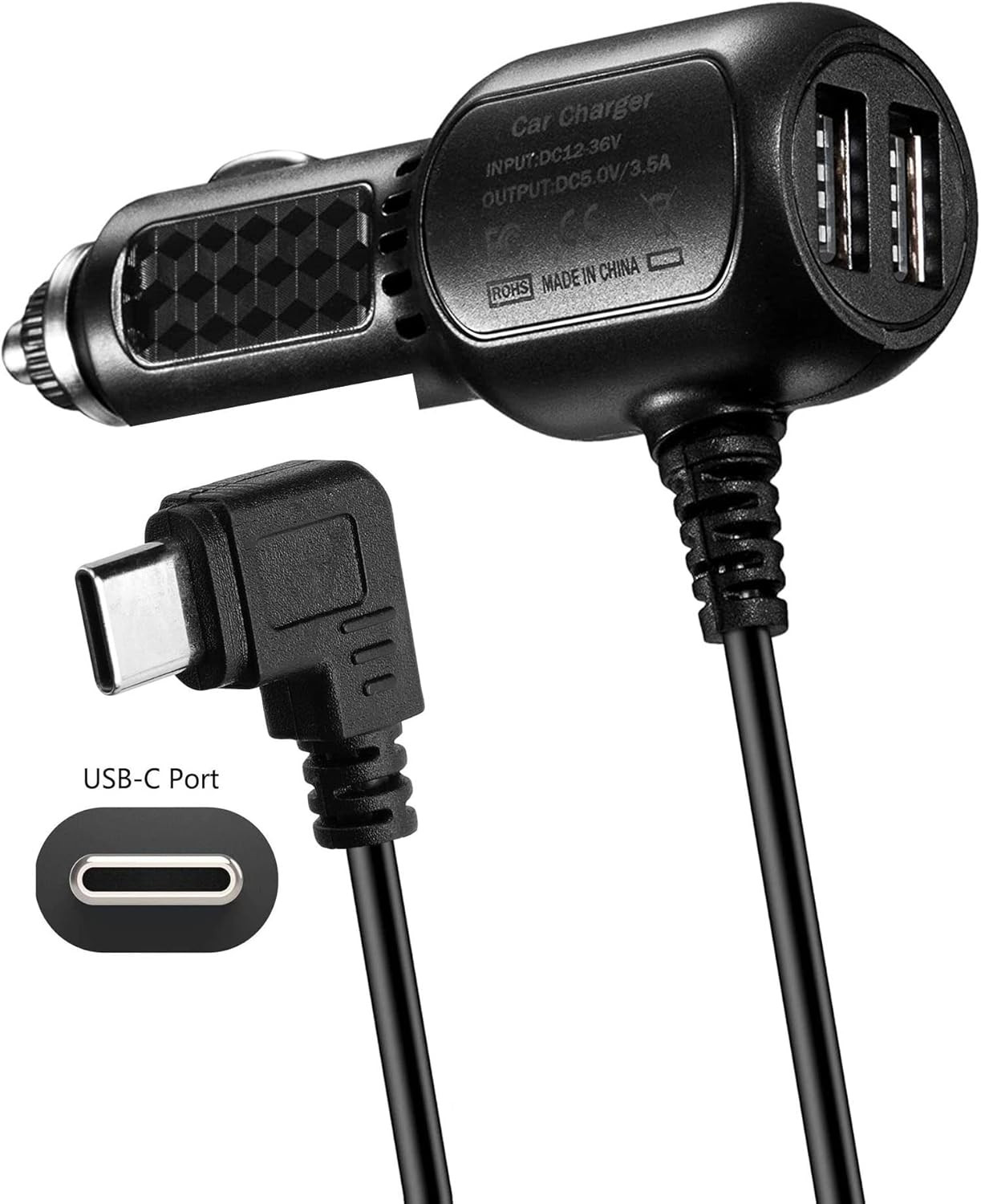 Dash Cam Type C Power Cable Adapter USB-C Port Dashcam Compatible for REDTIGER F