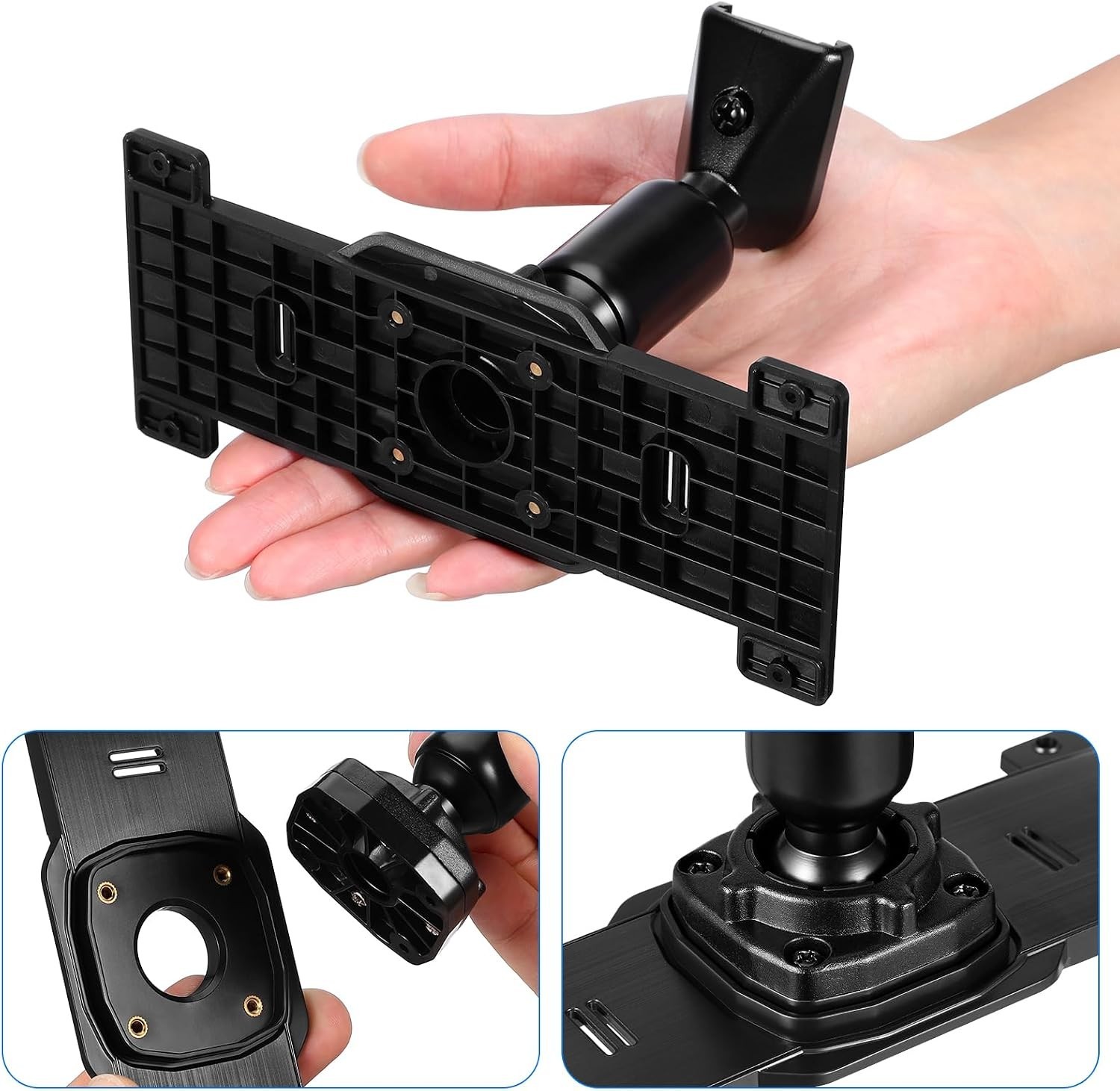 Sturdy 5.5″ – 12″ Rear View Mirror Dash Cam Mount – Easy Installation