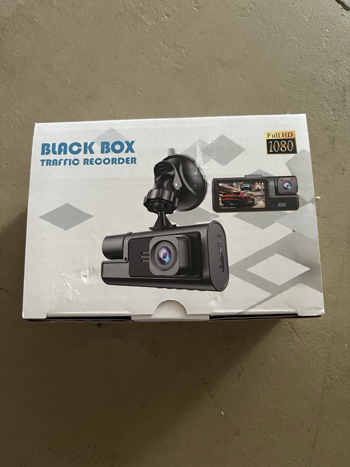 Dash Cam,Night Vision, 1080P Front, 720P Rear, 170 Wide Angle,Built-In Audio