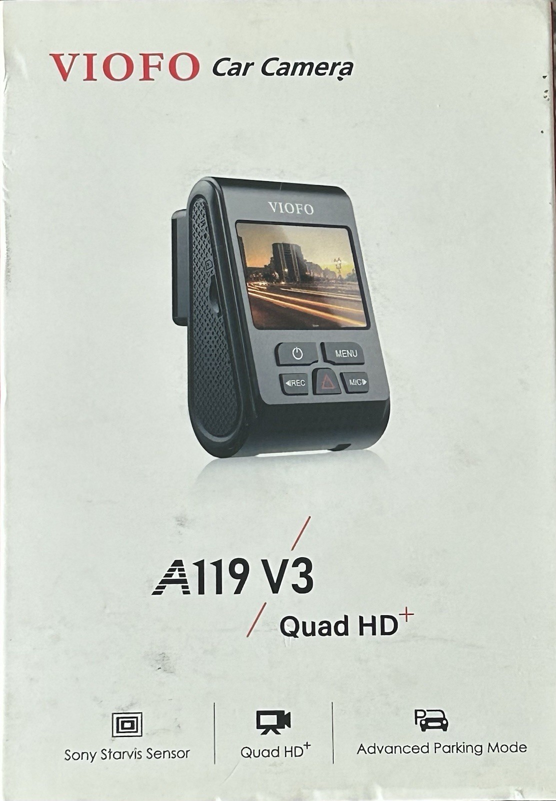 VIOFO A119 V3 Car Dash Camera