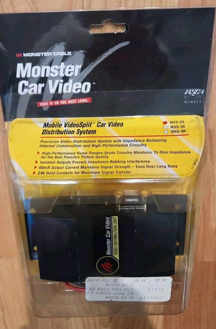 Monster Cable Mobile VideoSplit Car Video Distribution System