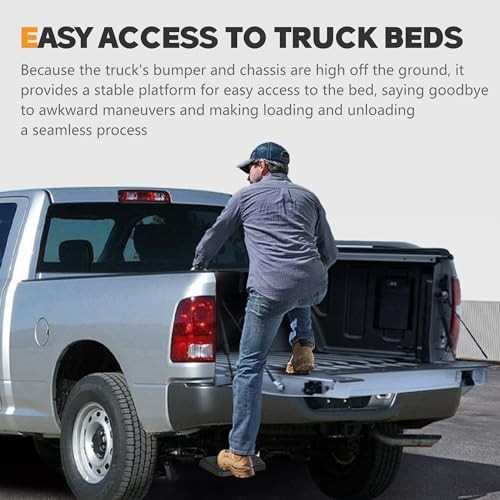 75306-01A Rear Bed Step Compatible with 2009-2018 Dodge Ram 1500, Ram