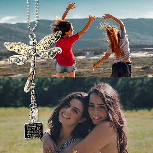 Friend Dragonfly Charm Car Charms for Women | Thanks for Being an Amazing
