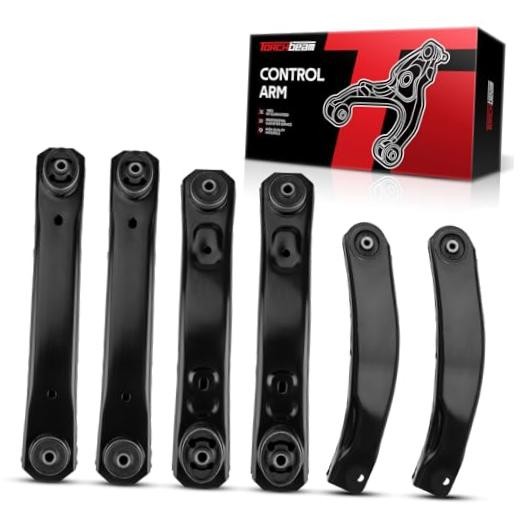 6Pcs Front Rear Control Arms, Suspension Kit with Ball Joint for Grand