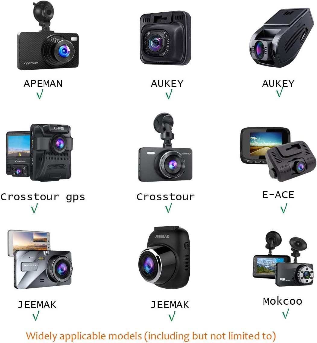 Versatile Dash Cam Mirror Mount with 16 Joints for Optimal Driver Visibility