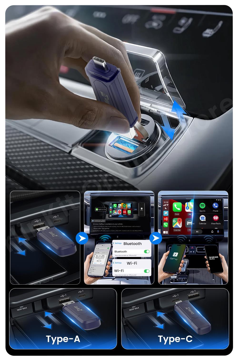 Carplay/Android auto Ble Wifi infortainment Upgrade