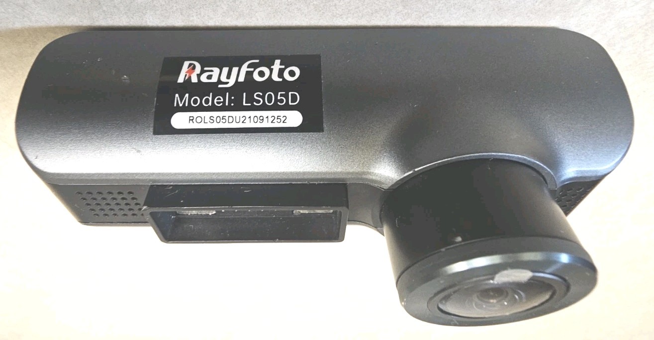 Rayfoto LS05D 3 Channel 4K Dash Cam Built-in WiFi GPS, Front & Rear Camera Only