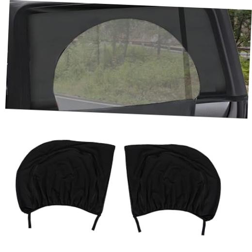 Car Window Shades – Upgrade Double Mesh Car Side Cover – Rear Window – 2pcs