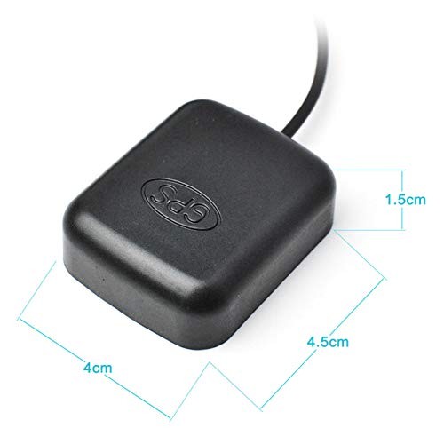 Car Dash Cam GPS Antenna 3.5mm Plug – Waterproof Hidden Adhesive Mount for
