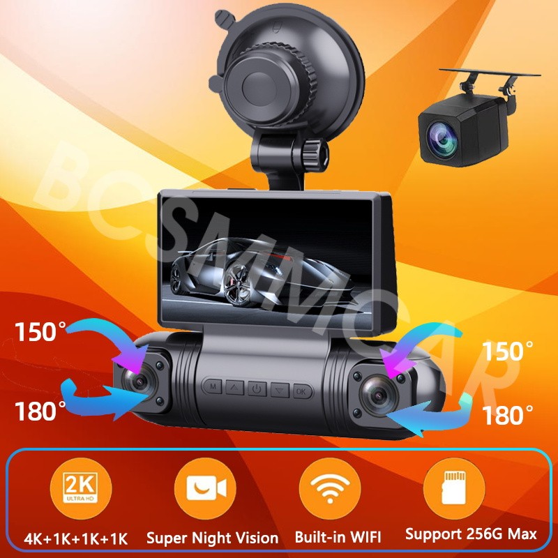 2K Dash Cam 3in Car APP WiFi Video Recorder Camera Loop Recording Night Vision