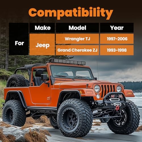 maXpeedingrods Adjustable 0-8″ Rear Upper Control Arms for Jeep Wrangler TJ