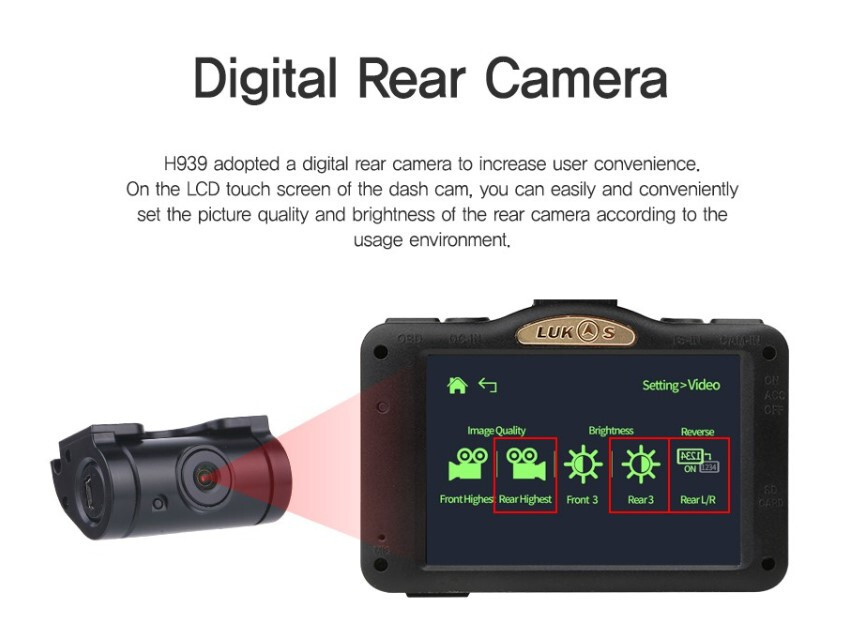 Lukas H-939 2Ch (FHD/FHD) 32+8Gb Quad 3.5″ LCD FMP4 Hybrid HDR Sony Starvis ADAS
