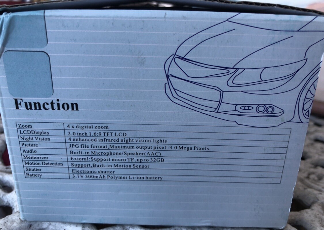 Car Dash Camera : Advance Portable Camcorder