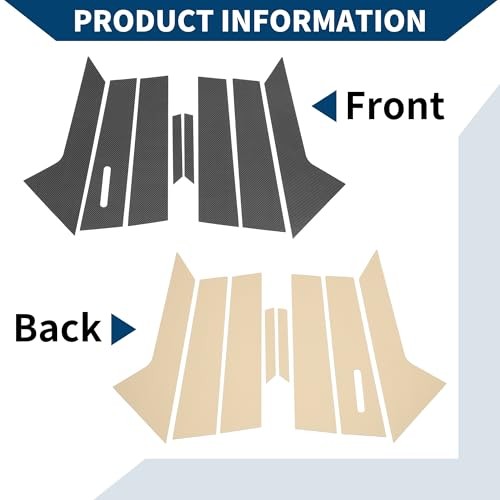 Door Pillar Window Trim for Lincoln MKZ 2013-2020 Front Rear Left Right Anti
