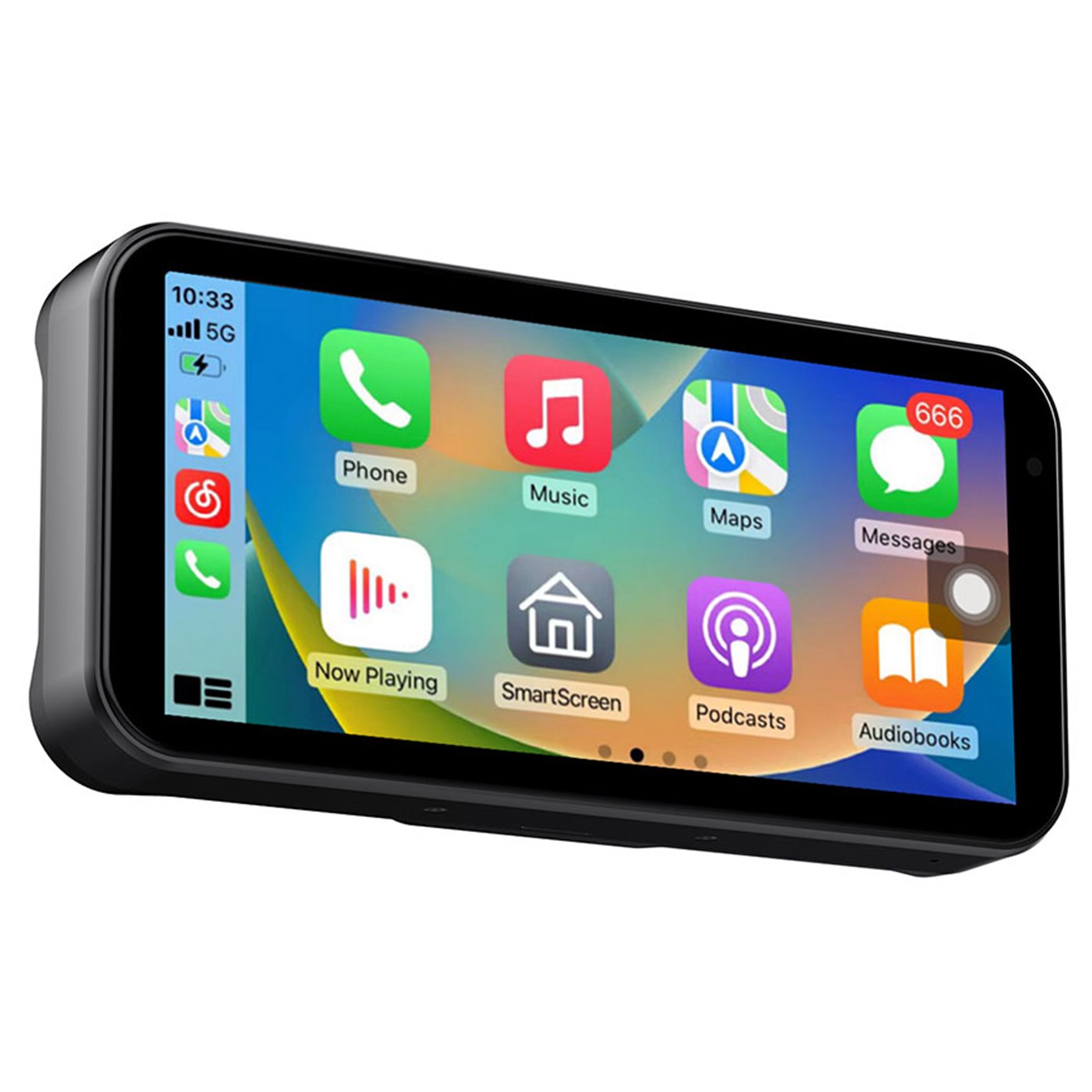 6.25″ Motorcycle GPS Navigator Wireless CarPlay Android Auto with HD Camera IP67