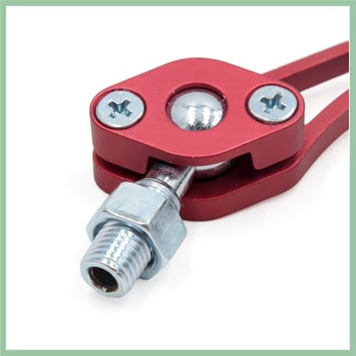 8mm 10mm Thread Dia Motorcycle Motorbike Modified Rearview Mirror Red Car