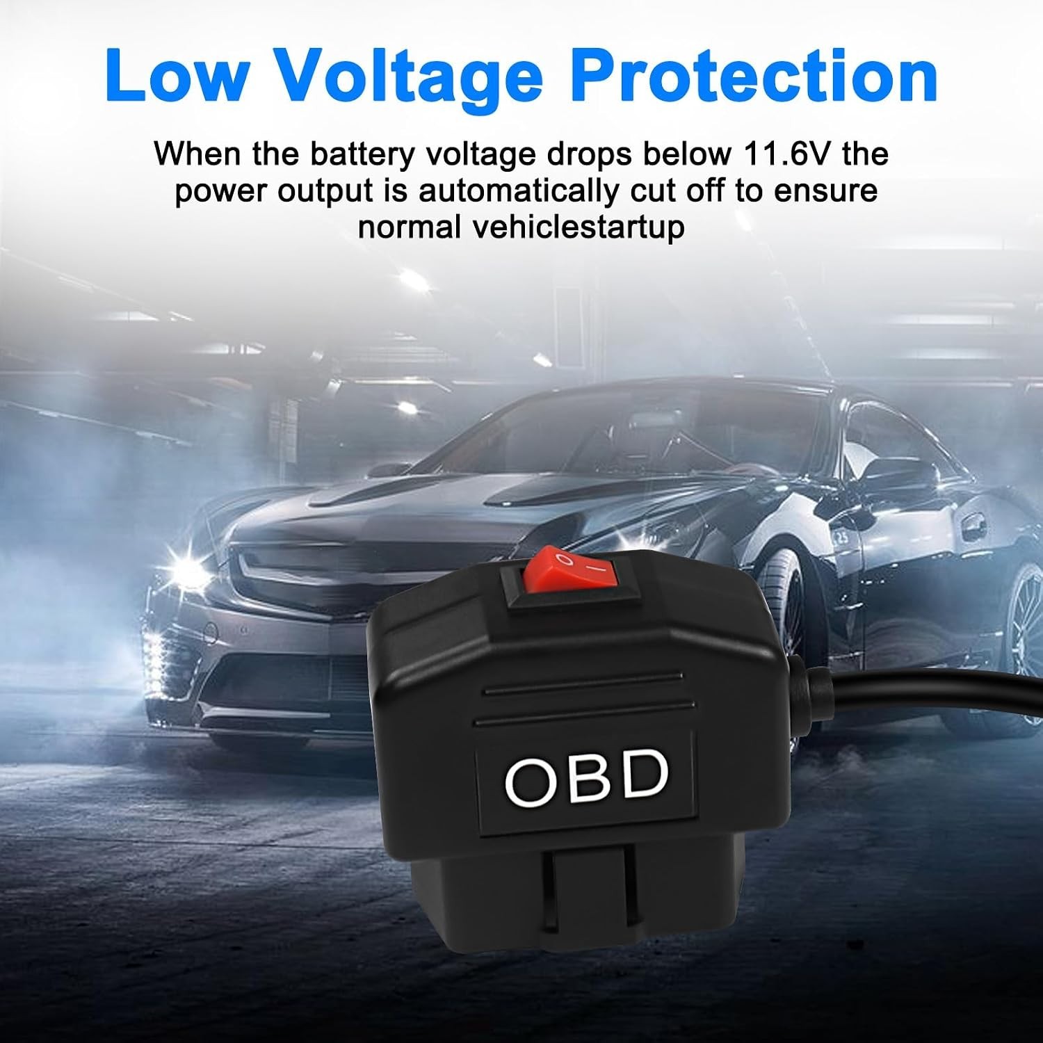 Type C OBD Power Adapter – 3.5M for Continuous Dash Camera Monitoring