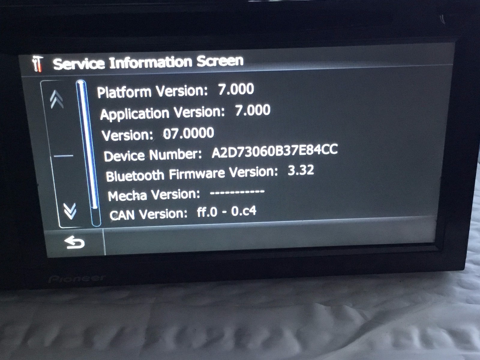 2017 PIONEER MAPS FOR AVIC-X920BT AND SOFTWARE VERSION 7.0 AND BLUETOOTH 3.32