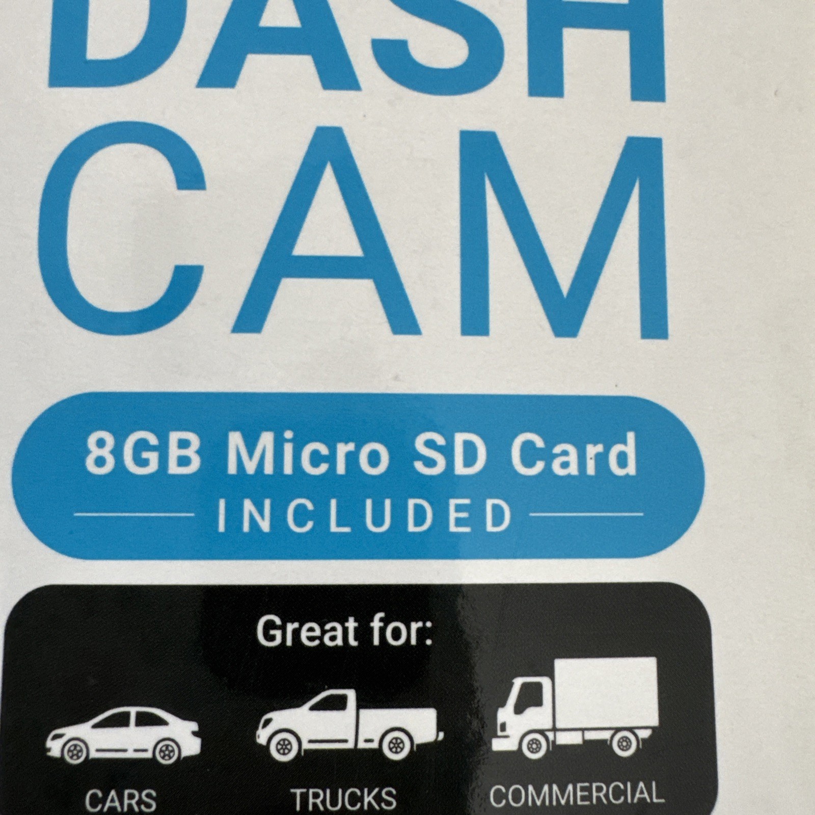 Pilot Dash Cam Your On-Board Witness 720p HD Resolution 8GB Micro SD Card