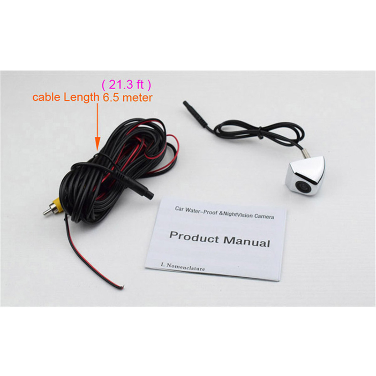 HD 170° Wide Car Rear View Camera Back Up Reverse Cam Night Vision Waterproof