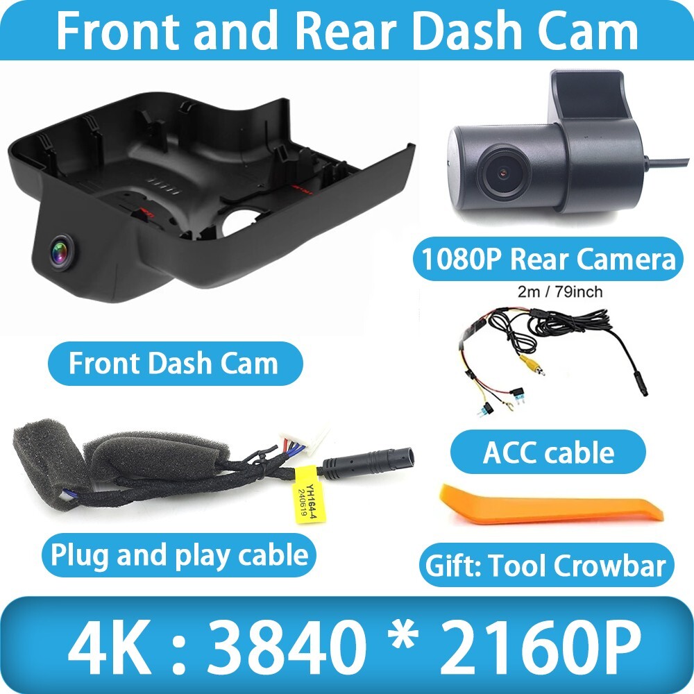 Plug and Play 4K HD 2160P Wifi DVR Dash Cam Camera for Buick Encore GX 2020-2026