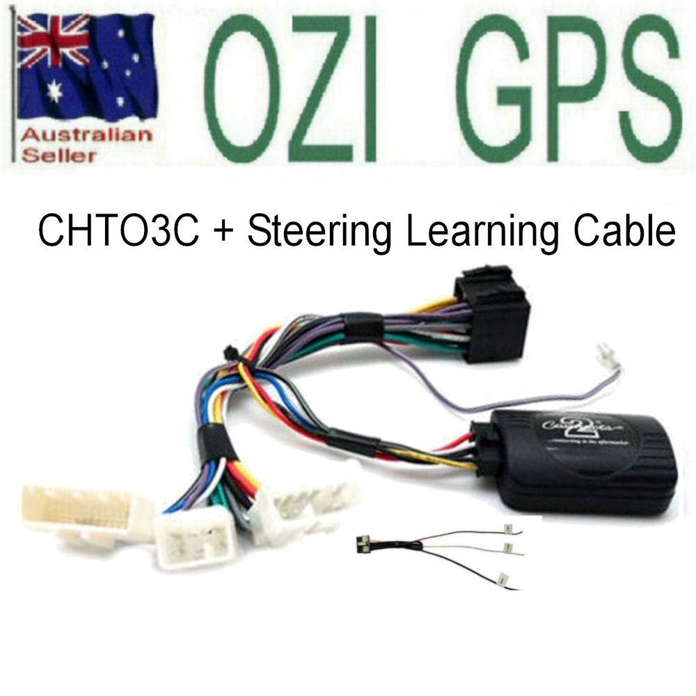 FOR TUNDRA 2007- STEERING WHEEL ADAPTER + LEARNING CABLE AERPRO CHTO3C