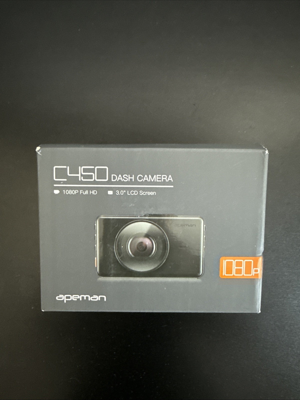 APEMAN C450 1080p Dash Camera with 3 inch LCD Screen