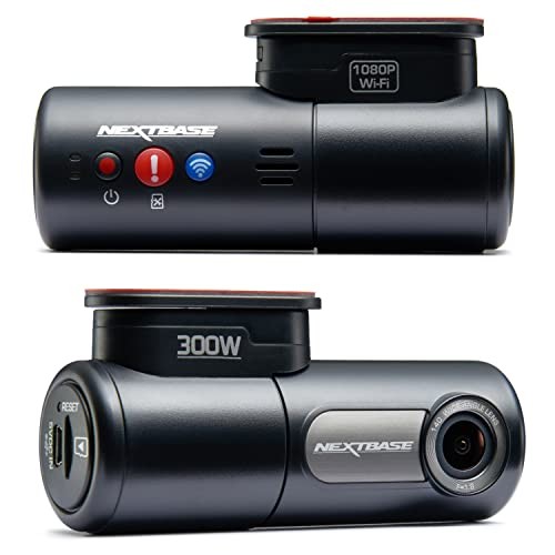 300W 1080p HD Dash Cam – in Car Camera with Wi-fi, Parking Mode, Night