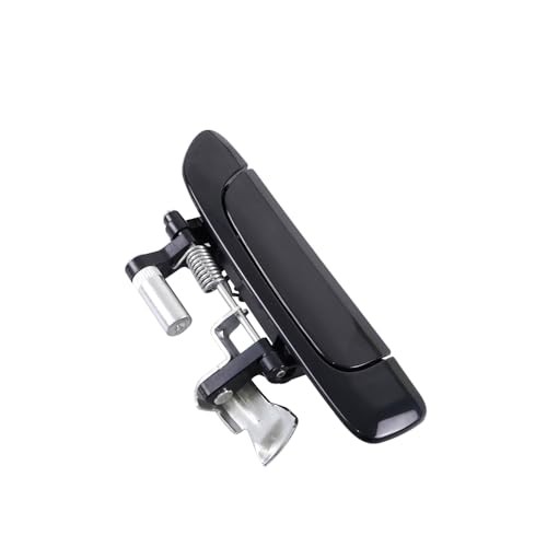 Black No Painted Front Rear Exterior Door Outer Handle Compatible Rear Right