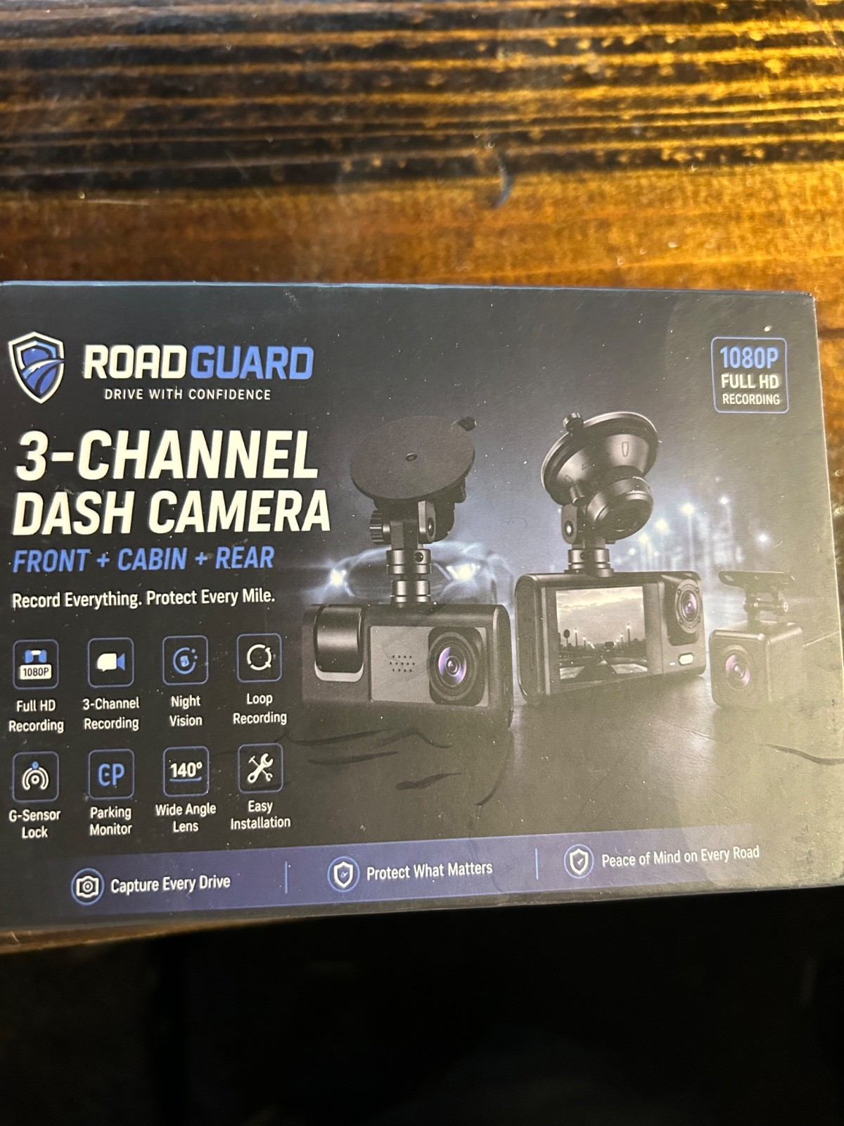 ROAD GUARD 3 CHANNEL DASH CAMERA