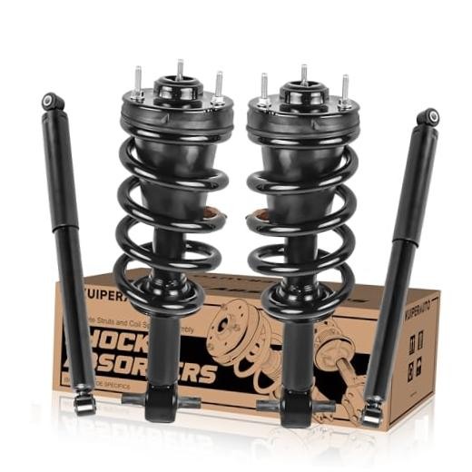 4PCS Front and Rear Struts 4x Front+Rear Struts 2007-2013 Silverado 1500