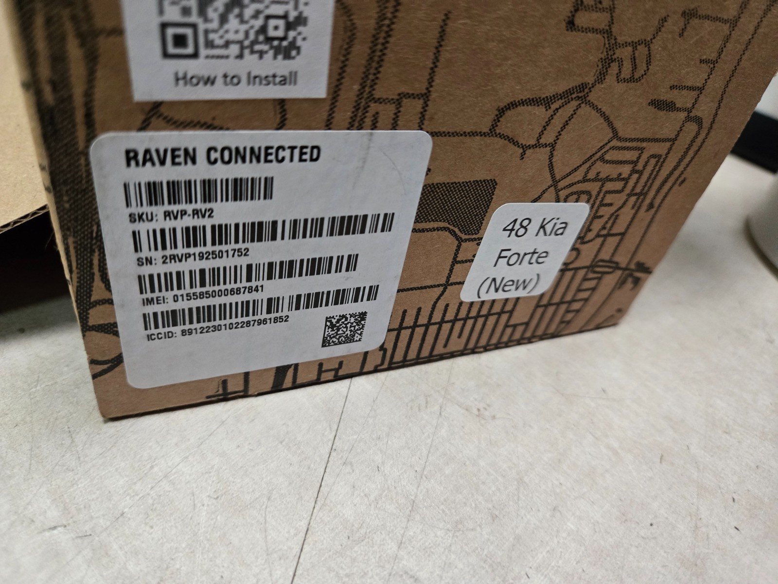 Raven Dual Facing Dash Camera and GPS System RVP-RV2 1080p Black
