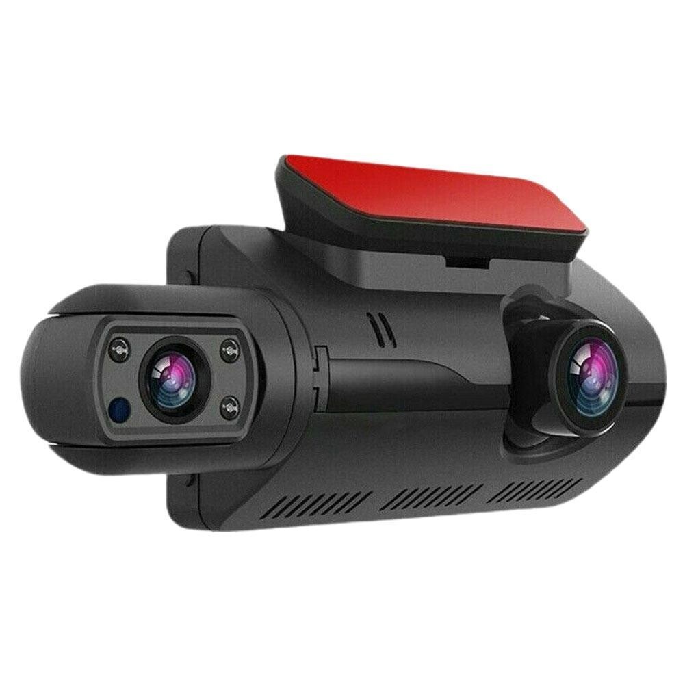 2 Lens Car Video Recorder, HD1080P Dash Cam Car 3.0inch IPS Night Vision