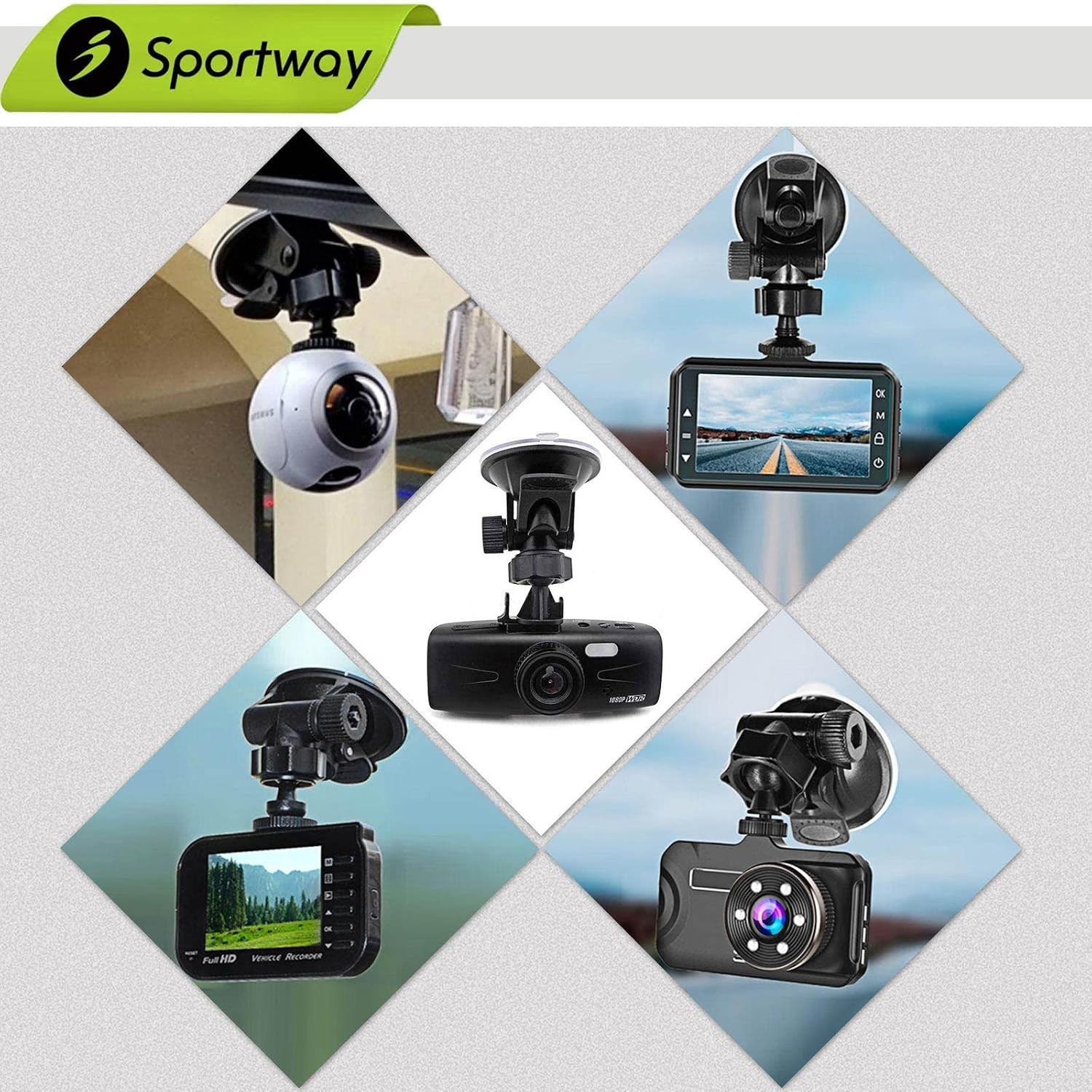 Universal S30 Dash Cam Suction Mount – Easy Installation & 5kg Capacity