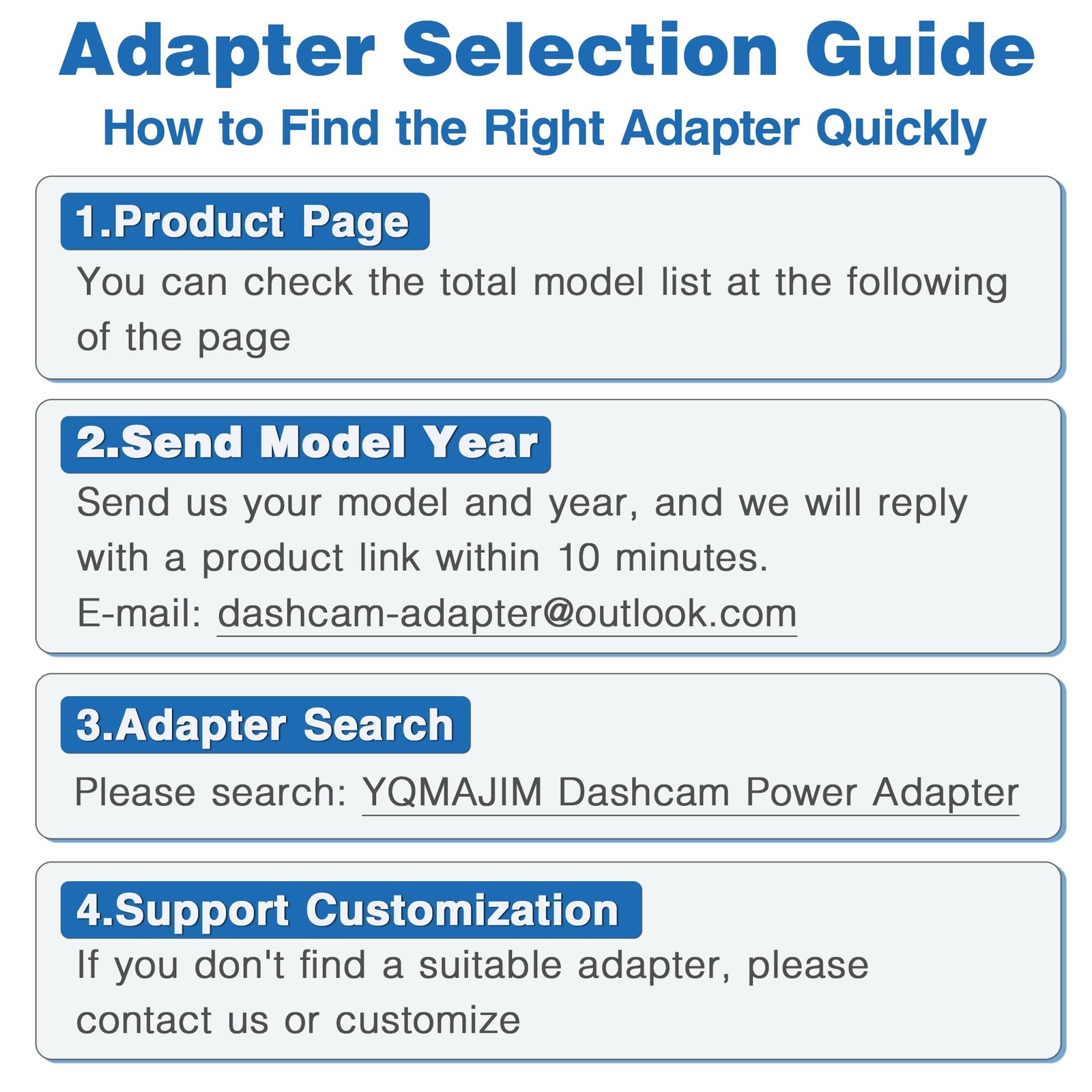 DashCam Power Adapter,(7P TypeA) with Select Honda CRV,Civic,Accord,Acura,Bui…
