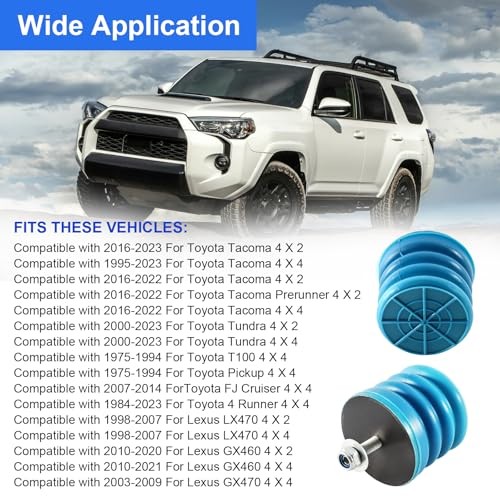 SSF-604-40 Air Helper Springs Left Right Front Rear 2PCS for oyota Tacoma