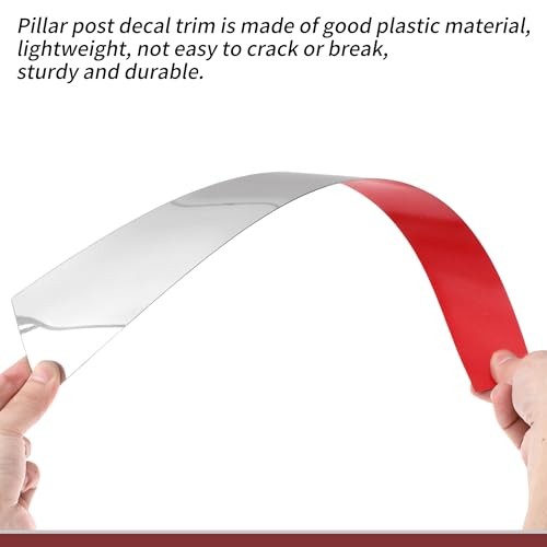 6 Pcs Front Rear Left Right Car Door Pillar Window Trim for Ford Expedition
