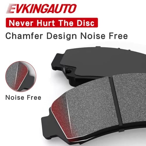 front rear Ceramic Brakes Pads Set Compatible with 2008-2017 Buick D883 D1169